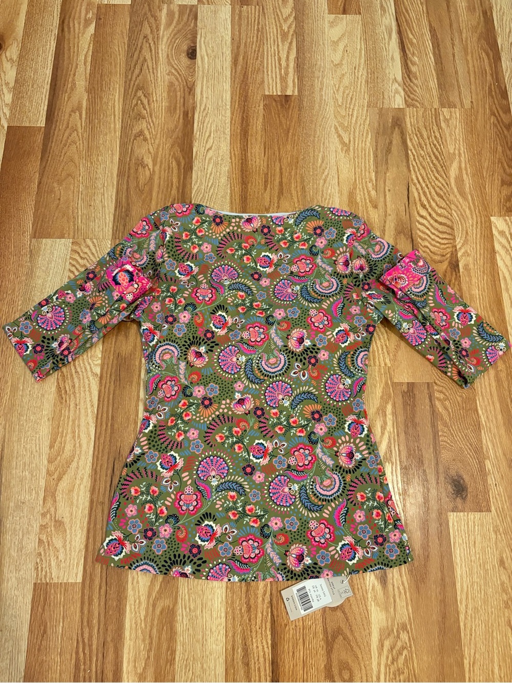 NWT Boden paisley rash guard